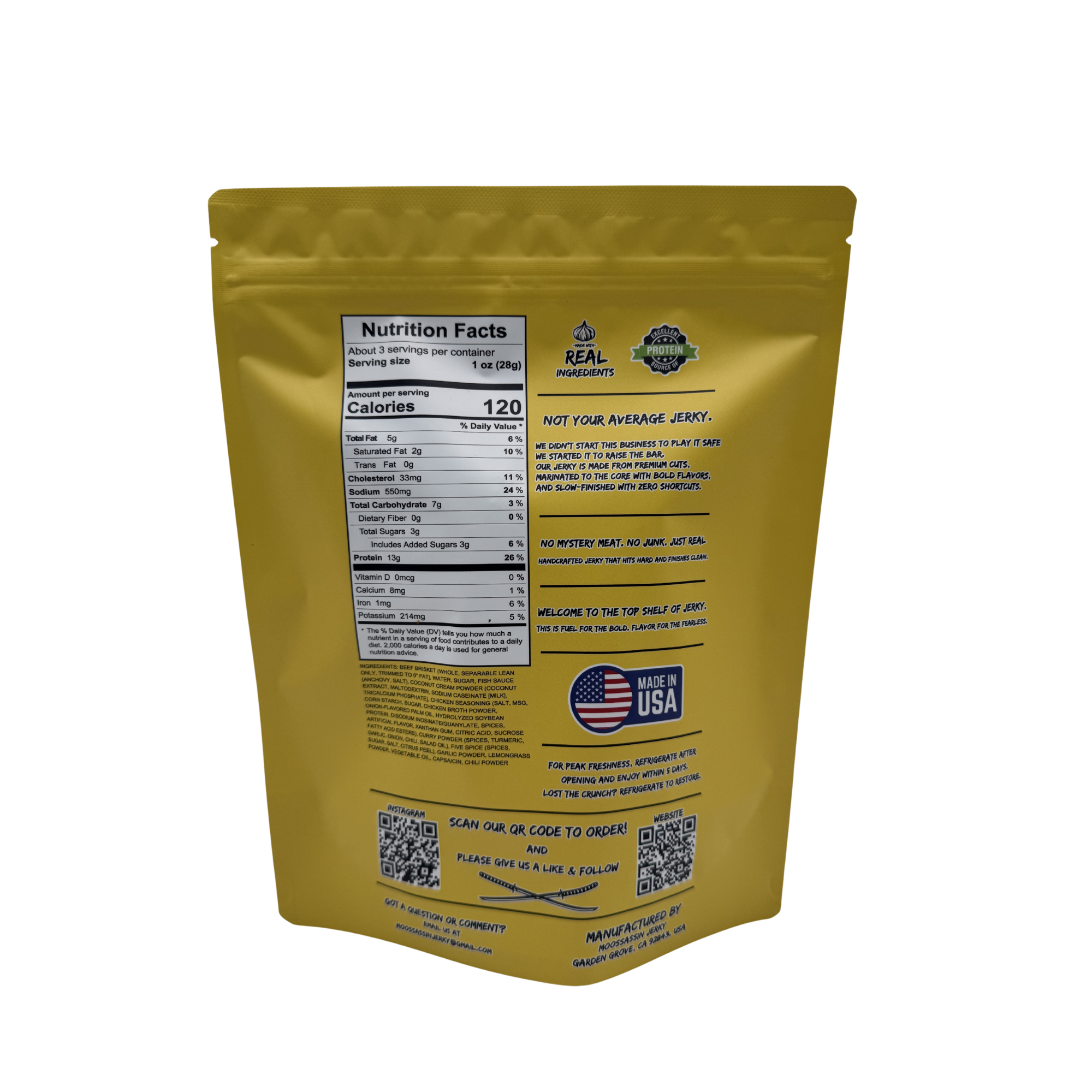 MOOSSASSIN THIN & CRISPY JERKY CHIPS