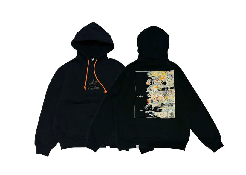 Navy Apparel - School of Fish Hoodie