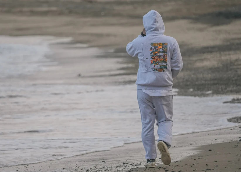 Navy Apparel - School of Fish Hoodie