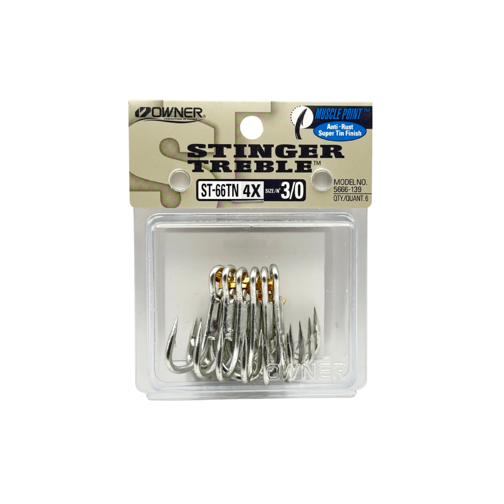 Owner Stinger Treble Hooks ST-66TN
