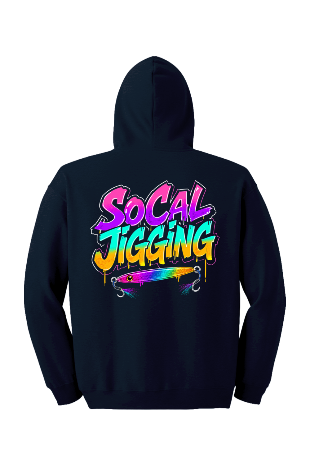 SoCal Jigging Retro Zip Hoodie